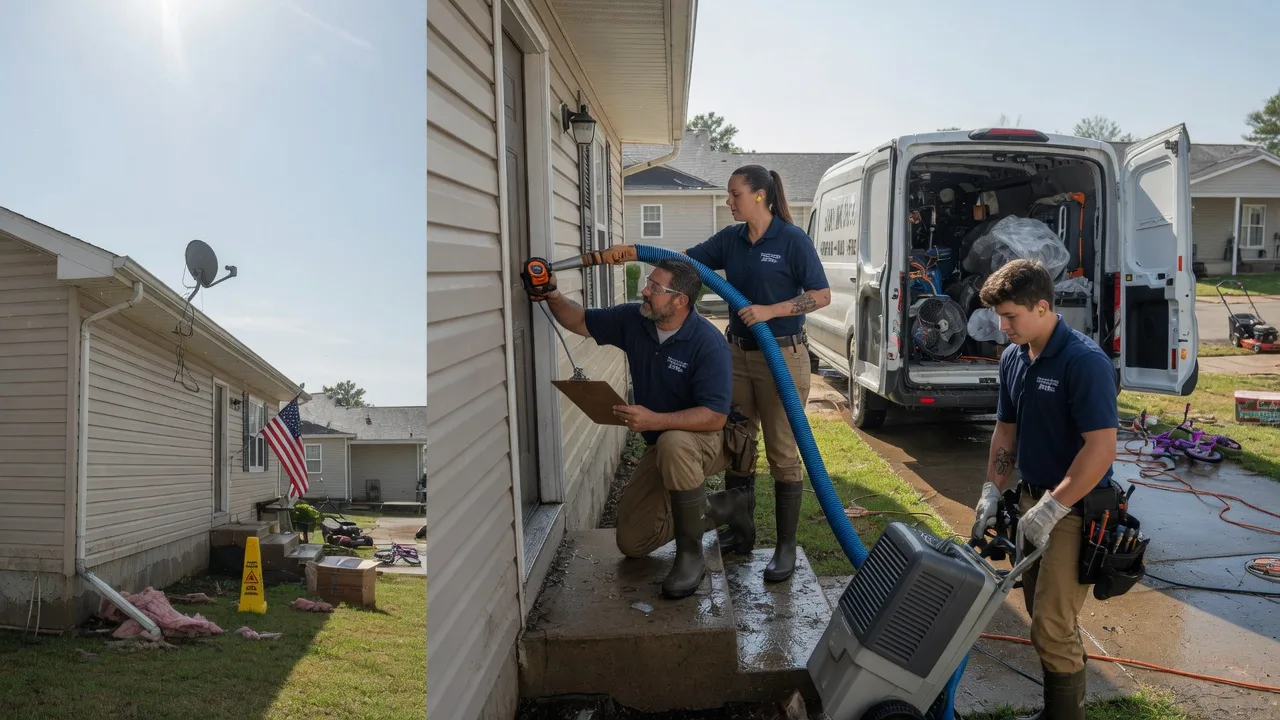 Ceiling Water Damage Restoration in Mount Sterling, WI near me